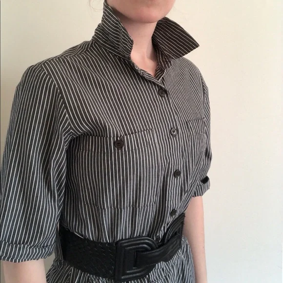 BaileyGirl Striped Shirt Dress - Picture 9 of 16